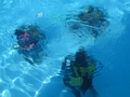 Learning to scuba
